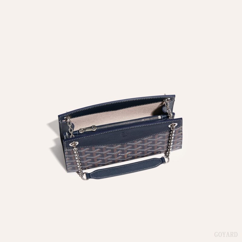 Goyard Rouette Structuré Mini Bag Çantası Lacivert Mavi | GY-HPP1772