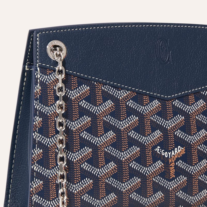 Goyard Rouette Structuré Mini Bag Çantası Lacivert Mavi | GY-HPP1772