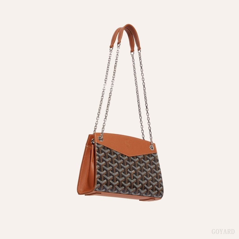 Goyard Rouette Structuré Mini Bag Çantası Siyah Kahverengi | GY-XEB7161