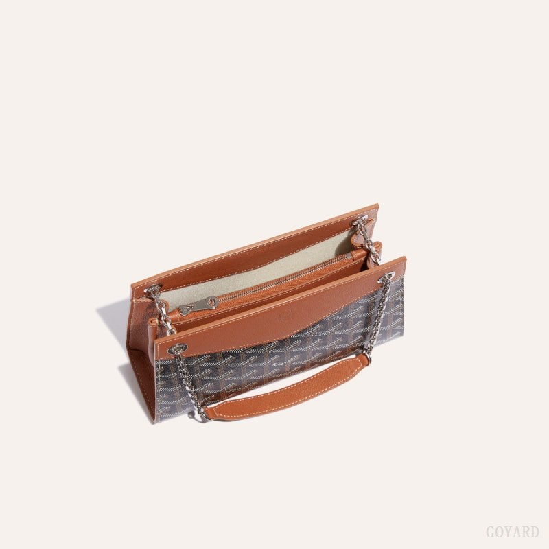 Goyard Rouette Structuré Mini Bag Çantası Siyah Kahverengi | GY-XEB7161
