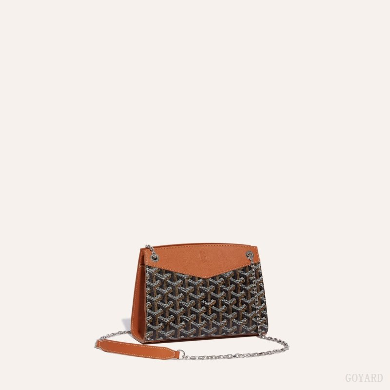 Goyard Rouette Structuré Mini Bag Çantası Siyah Kahverengi | GY-XEB7161