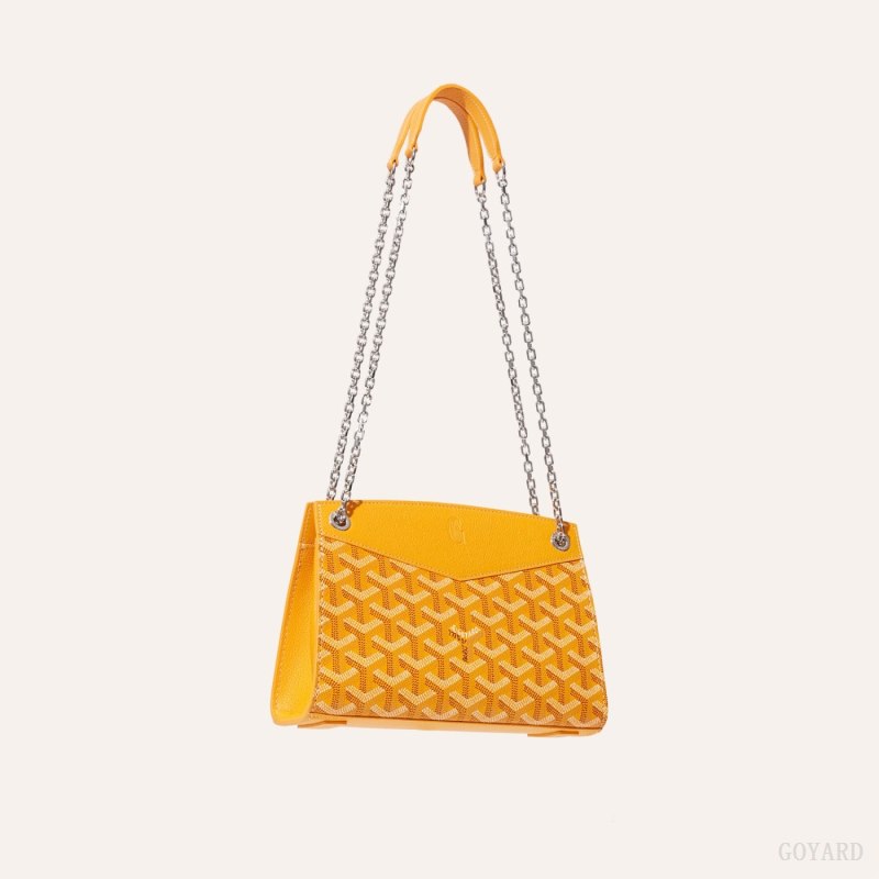 Goyard Rouette Structuré Mini Bag Çantası Sarı | GY-VAC7013