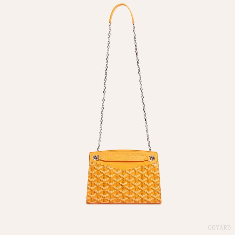 Goyard Rouette Structuré Mini Bag Çantası Sarı | GY-VAC7013