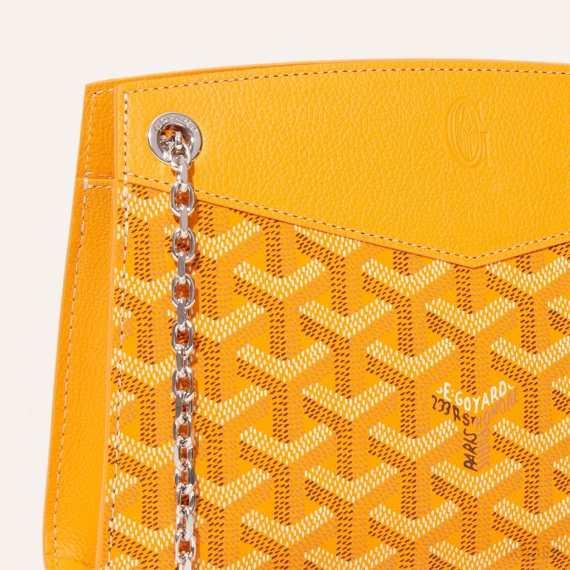 Goyard Rouette Structuré Mini Bag Çantası Sarı | GY-VAC7013