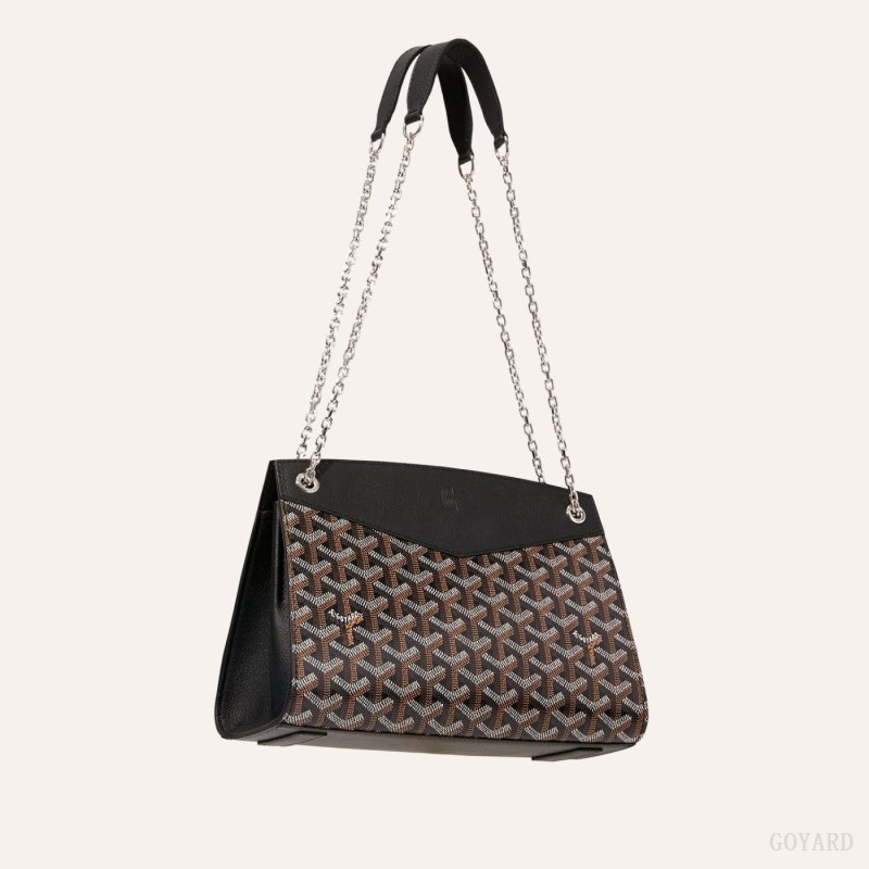 Goyard Rouette Structuré PM Bag Omuz Çantası Siyah | GY-BKH5938
