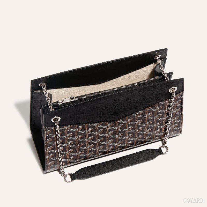 Goyard Rouette Structuré PM Bag Omuz Çantası Siyah | GY-BKH5938