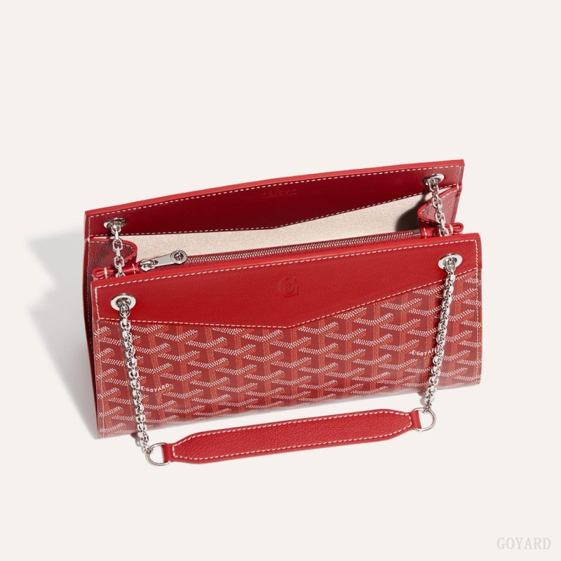 Goyard Rouette Structuré PM Bag Omuz Çantası Kırmızı | GY-XAI6562