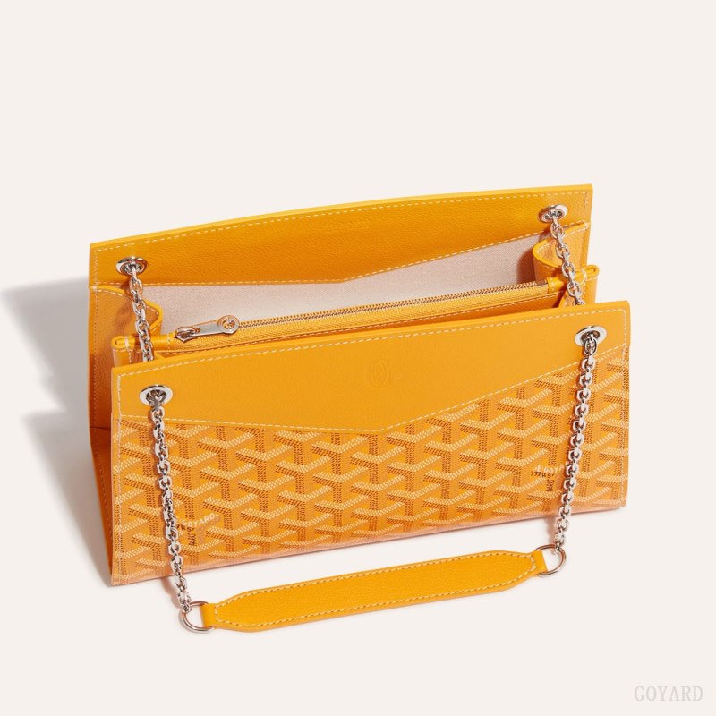 Goyard Rouette Structuré PM Bag Omuz Çantası Sarı | GY-XJN6482