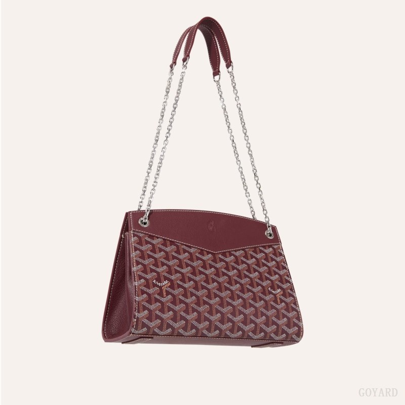 Goyard Rouette Structuré PM Bag Omuz Çantası Bordo | GY-JRJ5487