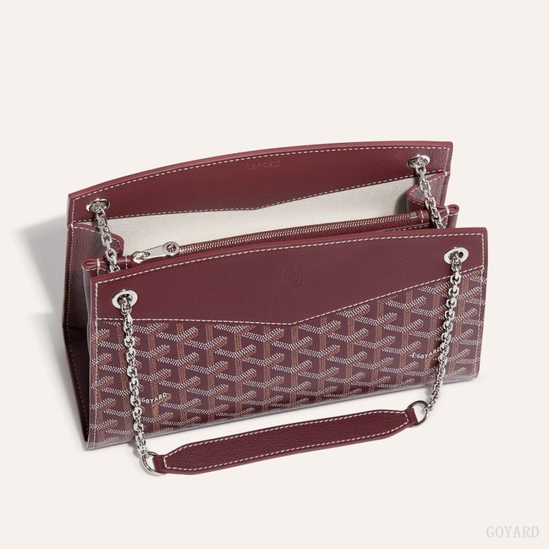 Goyard Rouette Structuré PM Bag Omuz Çantası Bordo | GY-JRJ5487