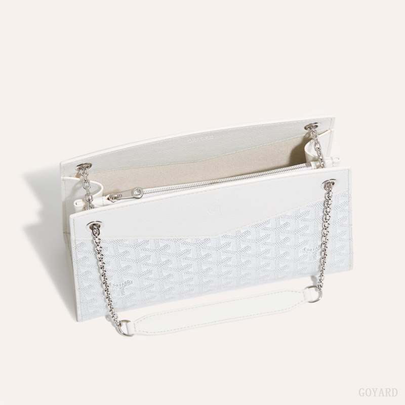 Goyard Rouette Structuré PM Bag Omuz Çantası Beyaz | GY-DJD3023