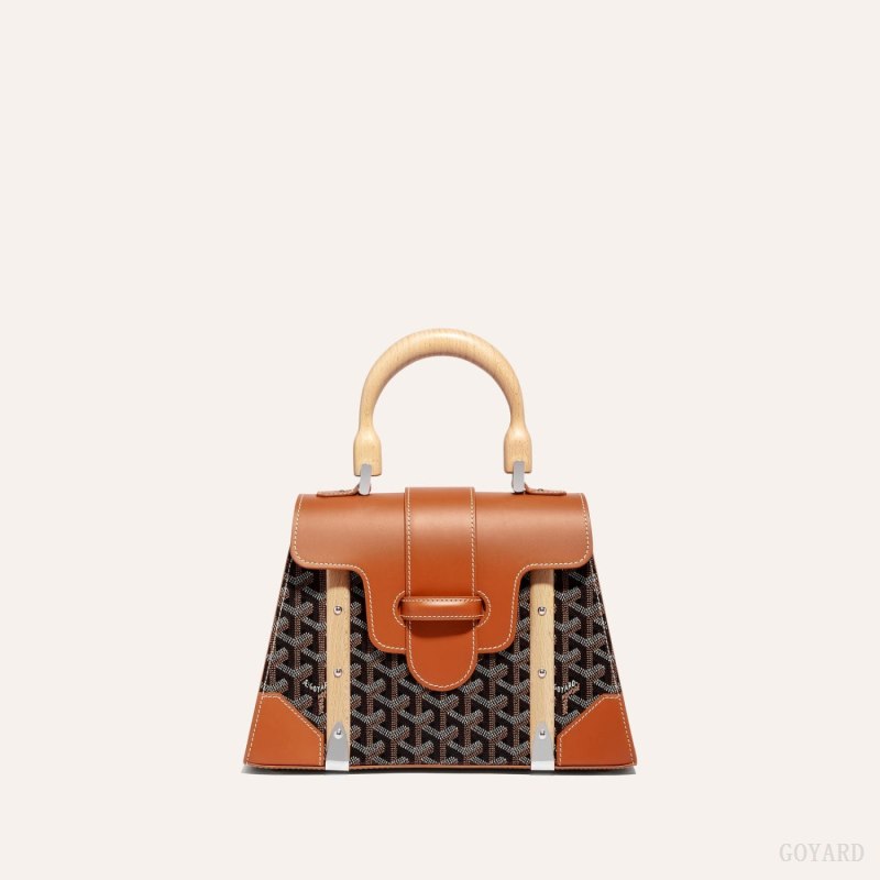 Goyard SAÏGON PM BAG Çantası Siyah Kahverengi | GY-DBB6430