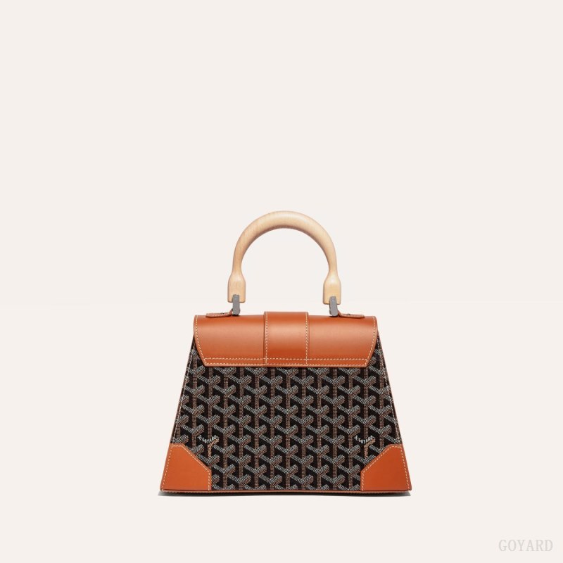 Goyard SAÏGON PM BAG Çantası Siyah Kahverengi | GY-DBB6430