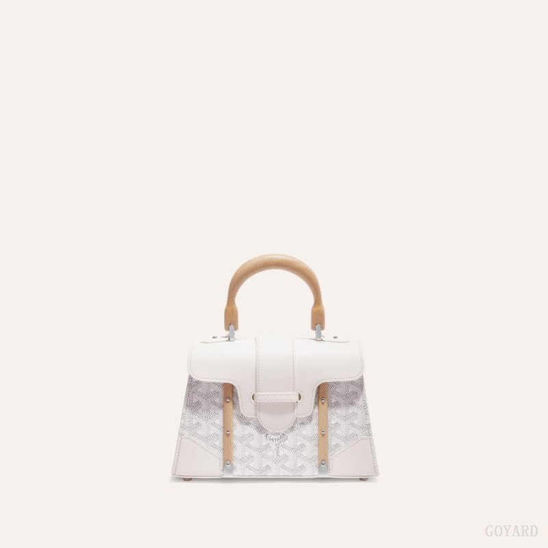 Goyard SAÏGON STRUCTURE MINI BAG Çantası Beyaz | GY-AMQ8801