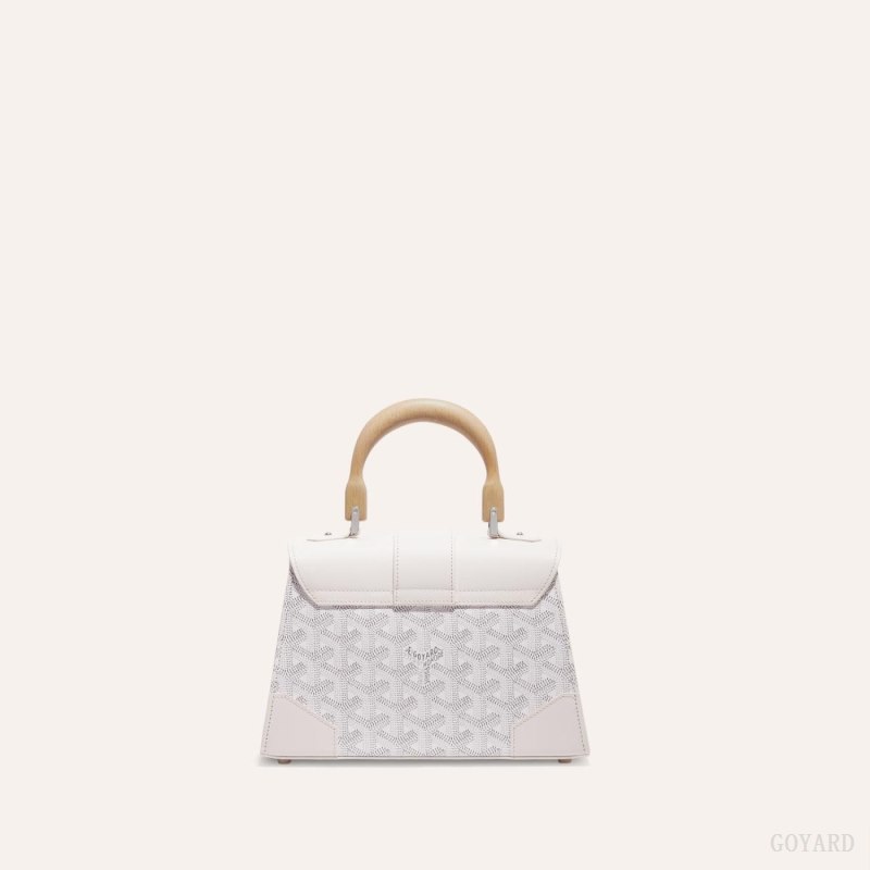 Goyard SAÏGON STRUCTURE MINI BAG Çantası Beyaz | GY-AMQ8801