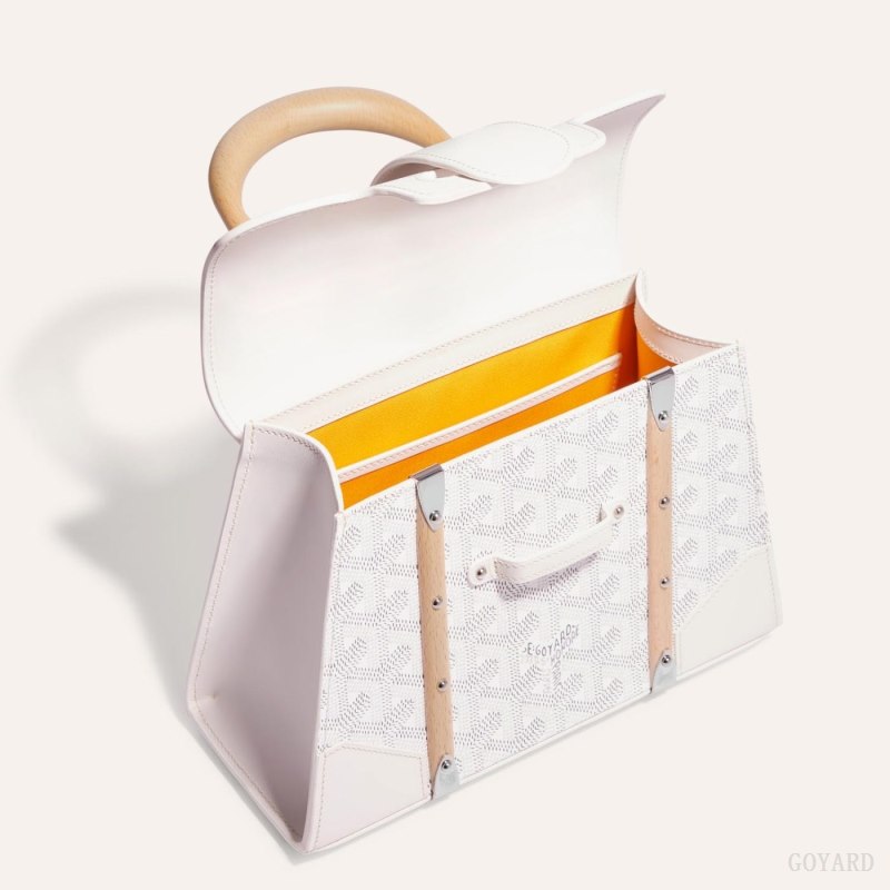 Goyard SAÏGON STRUCTURE MINI BAG Çantası Beyaz | GY-AMQ8801