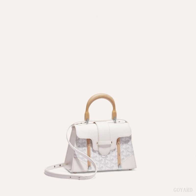 Goyard SAÏGON STRUCTURE MINI BAG Çantası Beyaz | GY-AMQ8801
