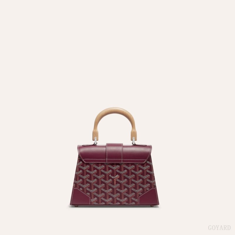 Goyard SAÏGON STRUCTURE MINI BAG Çantası Bordo | GY-LRA8892