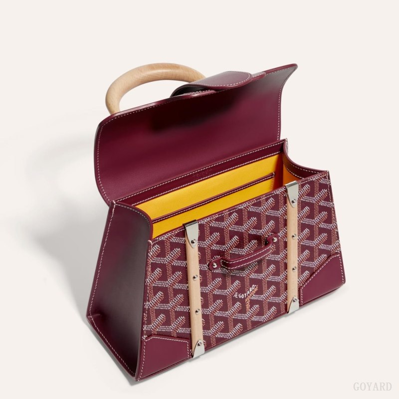 Goyard SAÏGON STRUCTURE MINI BAG Çantası Bordo | GY-LRA8892