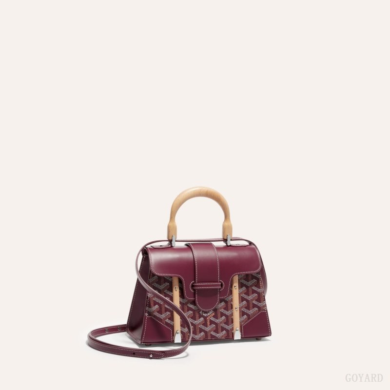 Goyard SAÏGON STRUCTURE MINI BAG Çantası Bordo | GY-LRA8892
