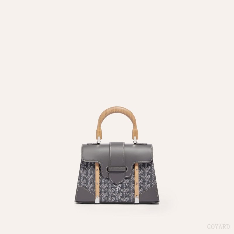 Goyard SAÏGON STRUCTURE MINI BAG Çantası Gri | GY-QRO5569
