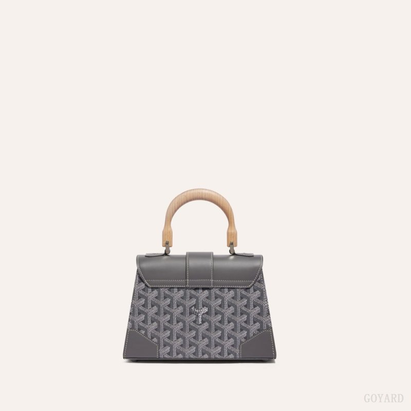 Goyard SAÏGON STRUCTURE MINI BAG Çantası Gri | GY-QRO5569