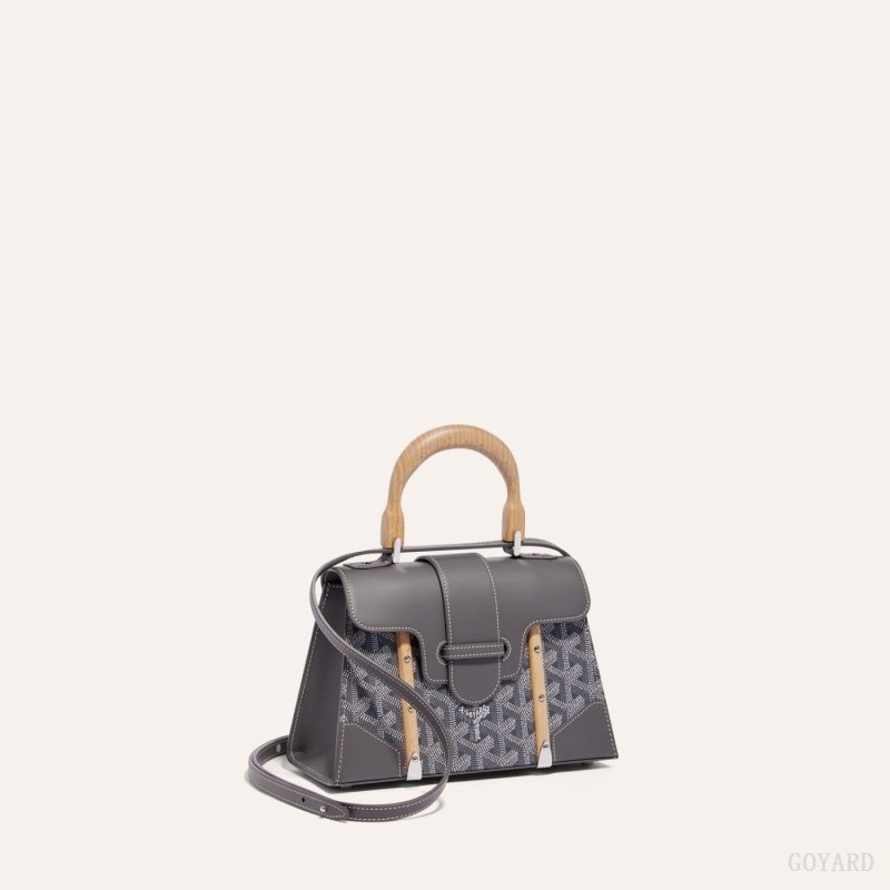 Goyard SAÏGON STRUCTURE MINI BAG Çantası Gri | GY-QRO5569