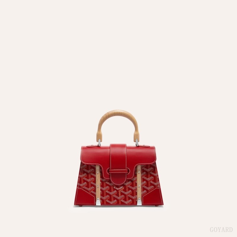 Goyard SAÏGON STRUCTURE MINI BAG Çantası Kırmızı | GY-YTW1390