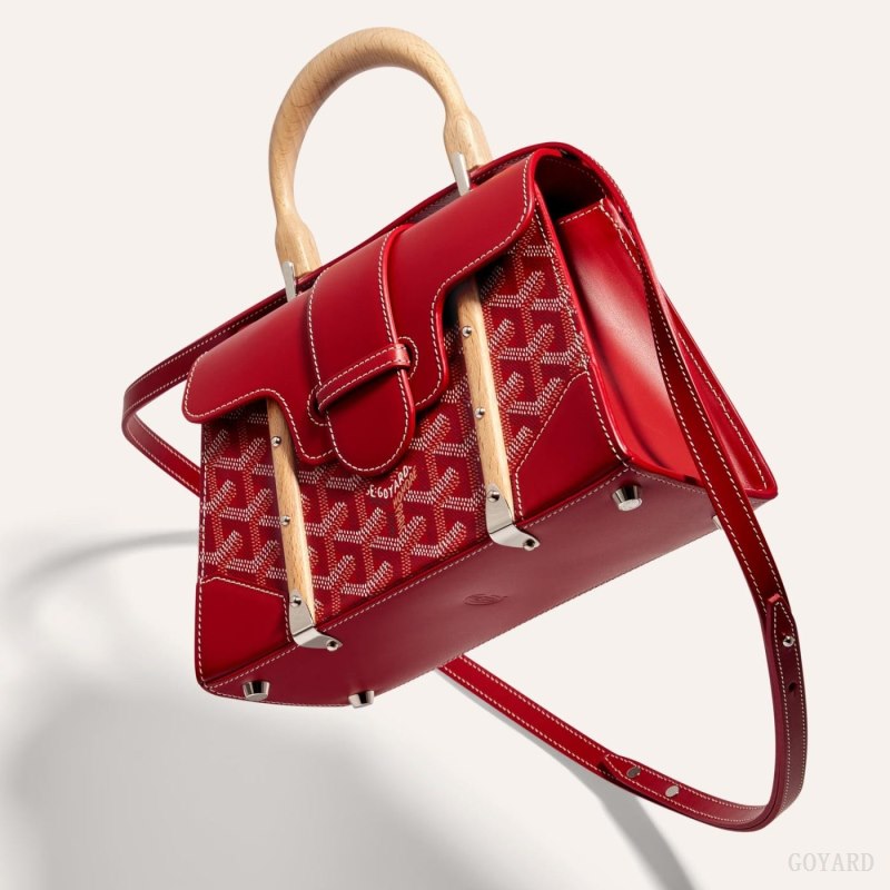 Goyard SAÏGON STRUCTURE MINI BAG Çantası Kırmızı | GY-YTW1390