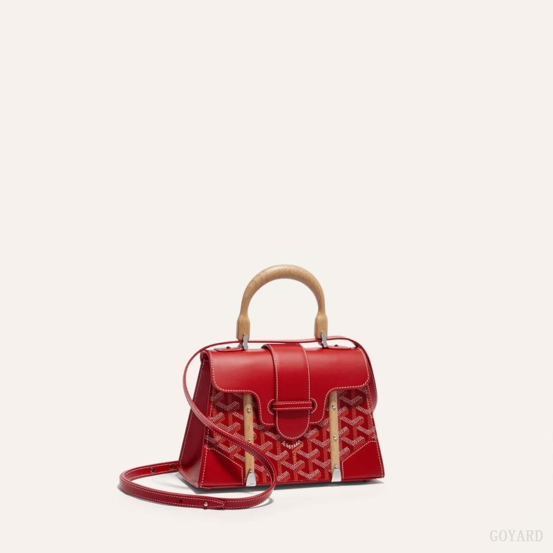 Goyard SAÏGON STRUCTURE MINI BAG Çantası Kırmızı | GY-YTW1390