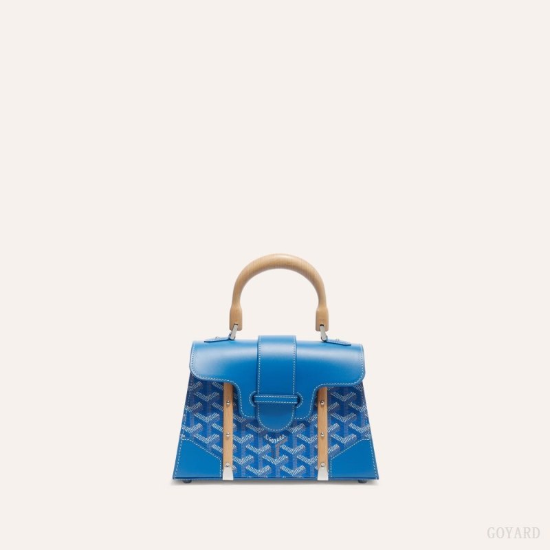 Goyard SAÏGON STRUCTURE MINI BAG Çantası Mavi | GY-PUM1621
