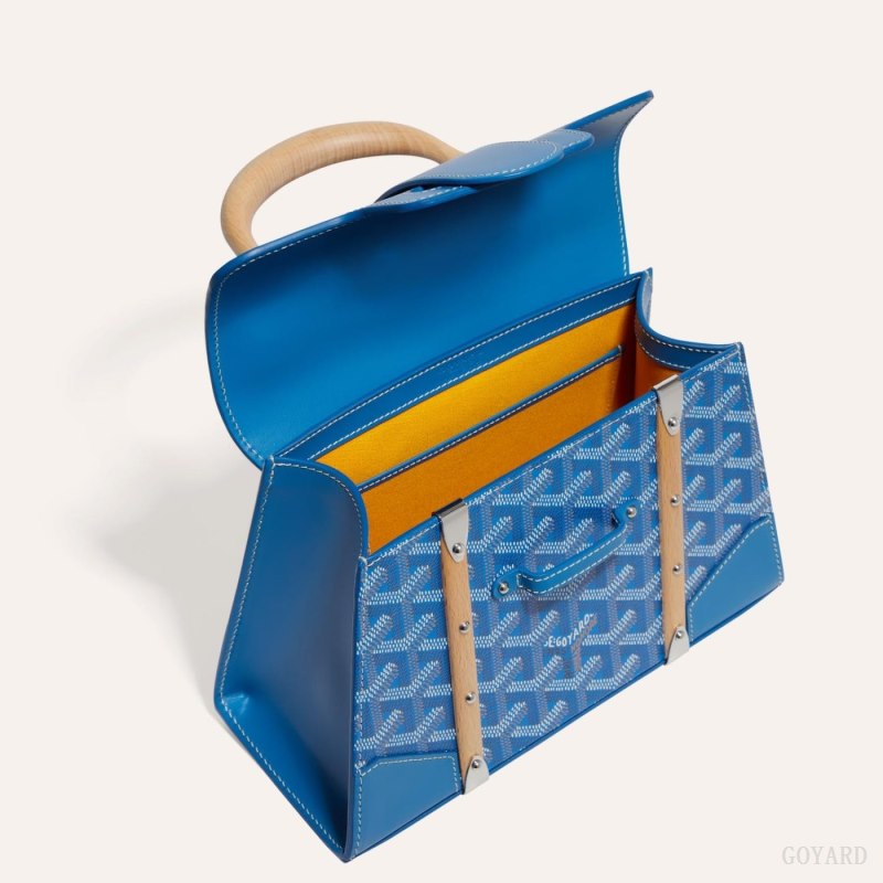Goyard SAÏGON STRUCTURE MINI BAG Çantası Mavi | GY-PUM1621