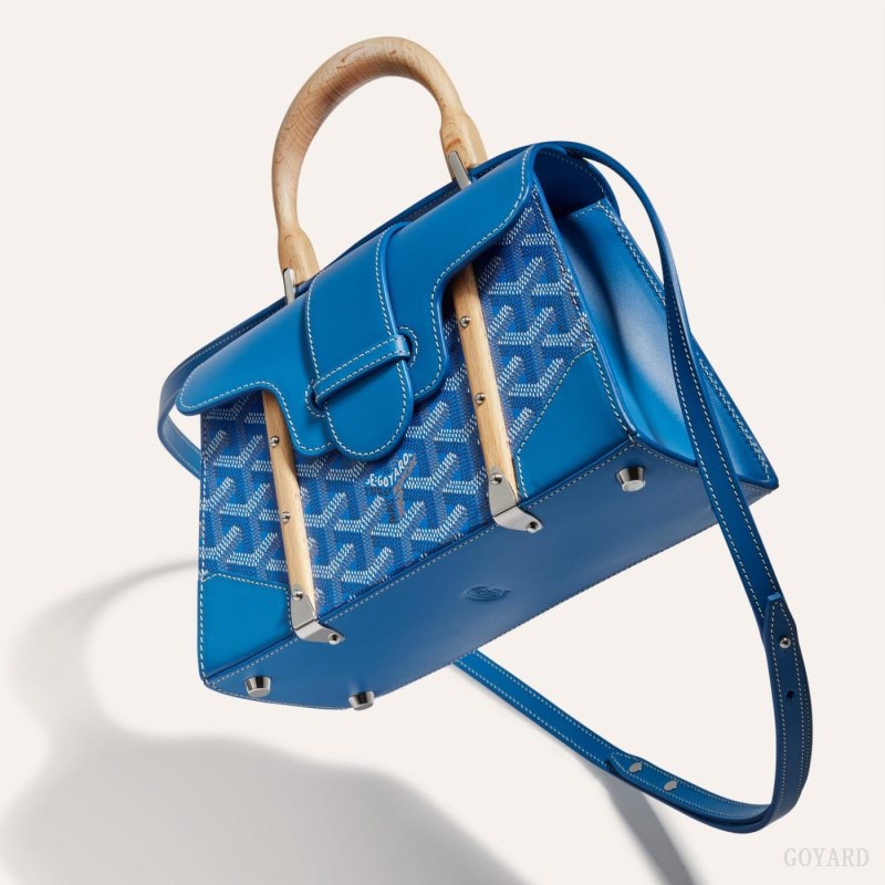 Goyard SAÏGON STRUCTURE MINI BAG Çantası Mavi | GY-PUM1621