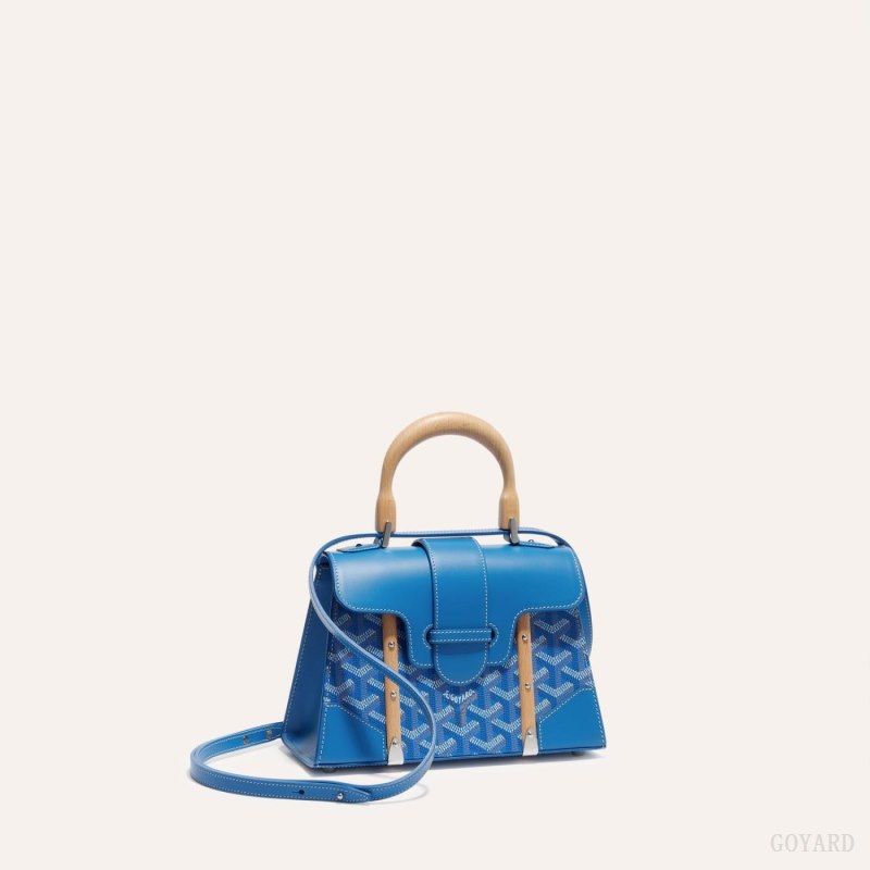 Goyard SAÏGON STRUCTURE MINI BAG Çantası Mavi | GY-PUM1621