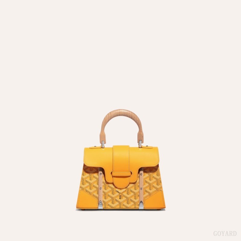 Goyard SAÏGON STRUCTURE MINI BAG Çantası Sarı | GY-ETO4220