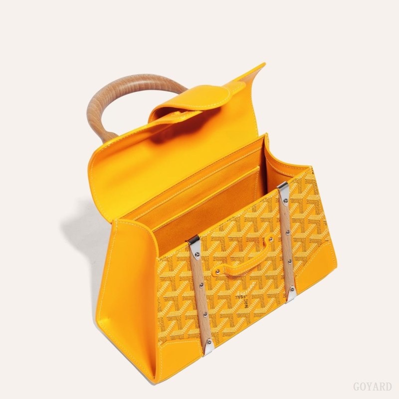 Goyard SAÏGON STRUCTURE MINI BAG Çantası Sarı | GY-ETO4220