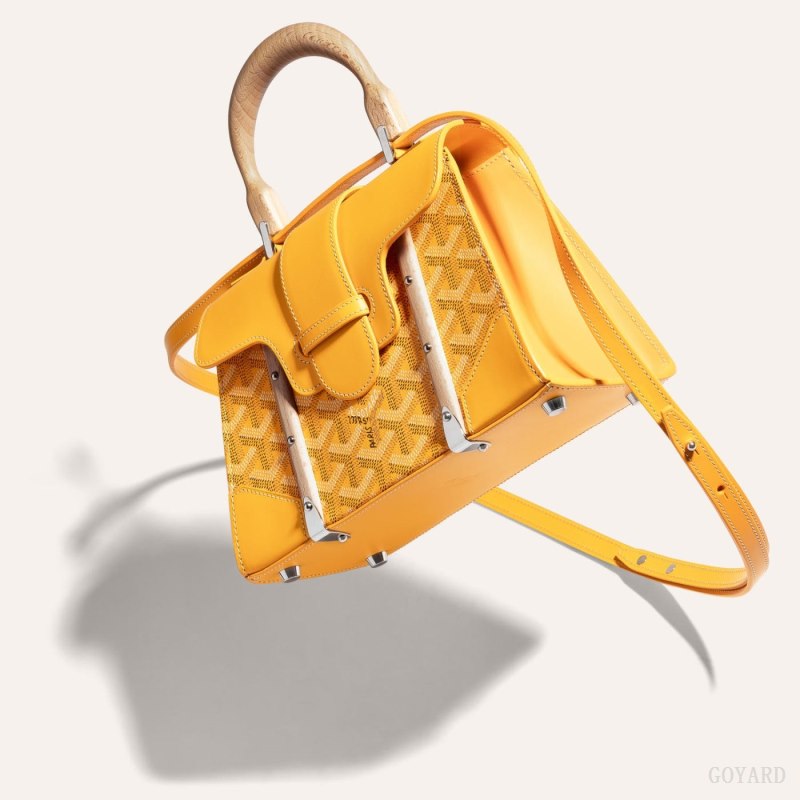 Goyard SAÏGON STRUCTURE MINI BAG Çantası Sarı | GY-ETO4220