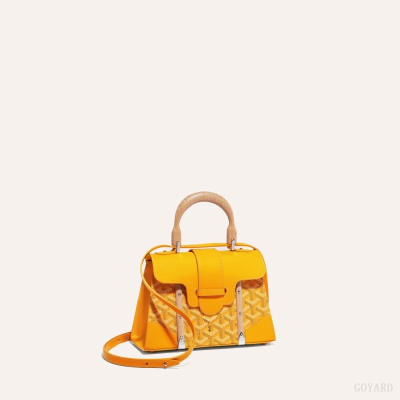 Goyard SAÏGON STRUCTURE MINI BAG Çantası Sarı | GY-ETO4220