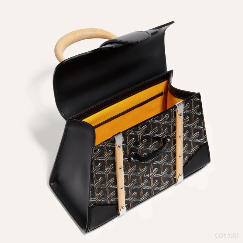 Goyard SAÏGON STRUCTURE MINI BAG Çantası Siyah | GY-REJ3436