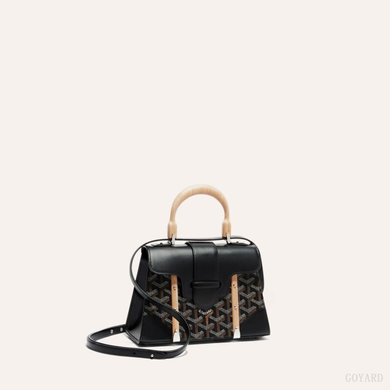 Goyard SAÏGON STRUCTURE MINI BAG Çantası Siyah | GY-REJ3436