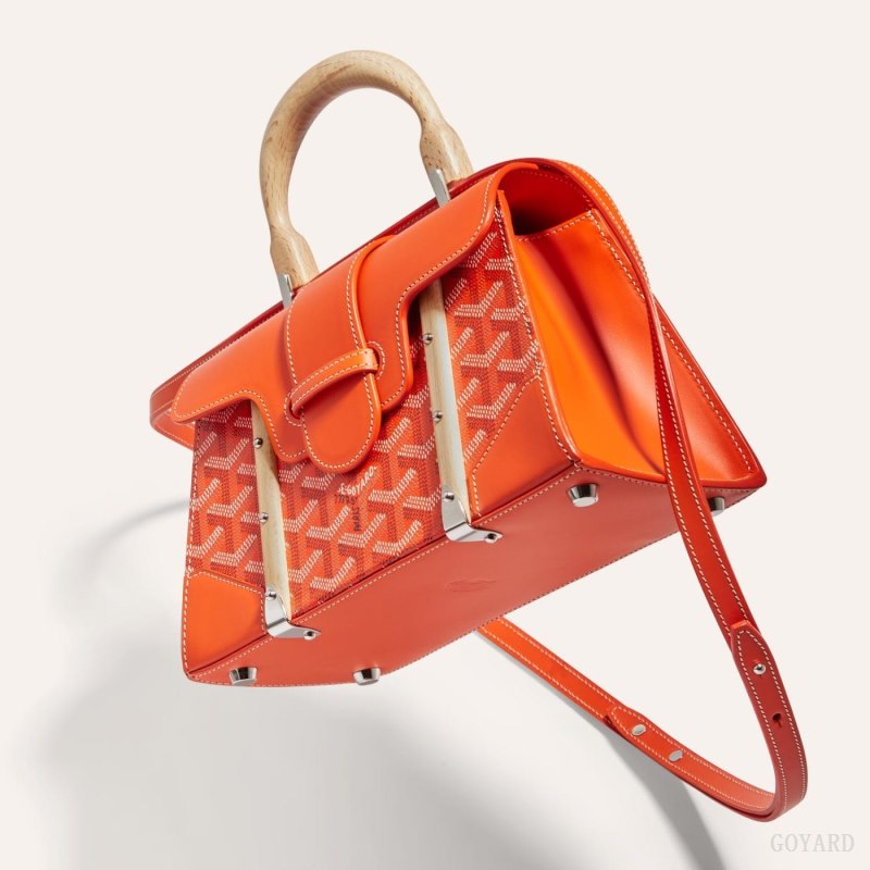 Goyard SAÏGON STRUCTURE MINI BAG Çantası Turuncu | GY-WNP2205