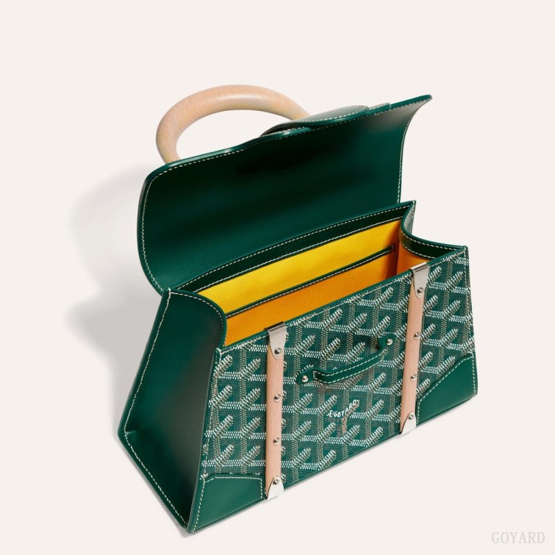 Goyard SAÏGON STRUCTURE MINI BAG Çantası Yeşil | GY-HFM4575
