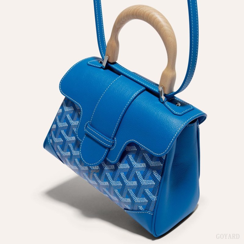Goyard SAIGON SOUPLE MINI BAG Mini Çanta Mavi | GY-QNV9051