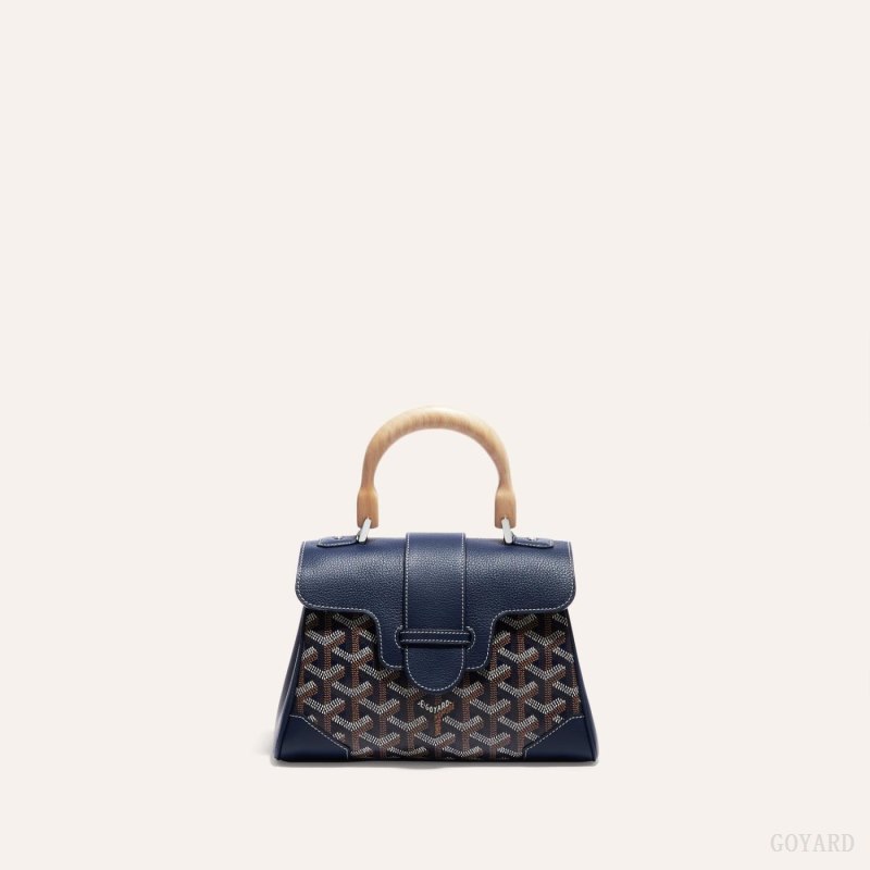 Goyard SAIGON SOUPLE MINI BAG Mini Çanta Lacivert Mavi | GY-MDO1331