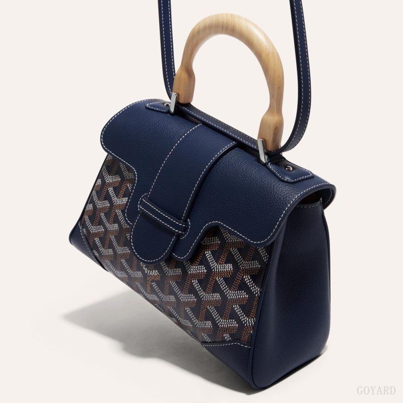 Goyard SAIGON SOUPLE MINI BAG Mini Çanta Lacivert Mavi | GY-MDO1331
