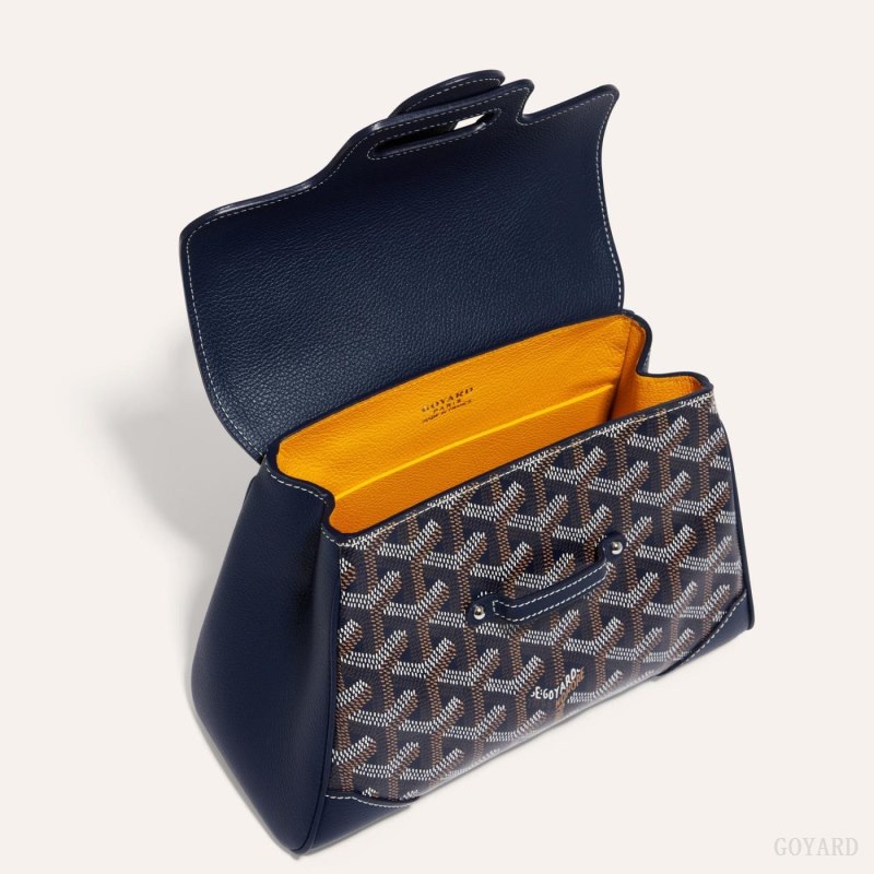Goyard SAIGON SOUPLE MINI BAG Mini Çanta Lacivert Mavi | GY-MDO1331