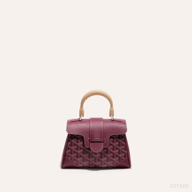 Goyard SAIGON SOUPLE MINI BAG Mini Çanta Bordo | GY-UWG3817