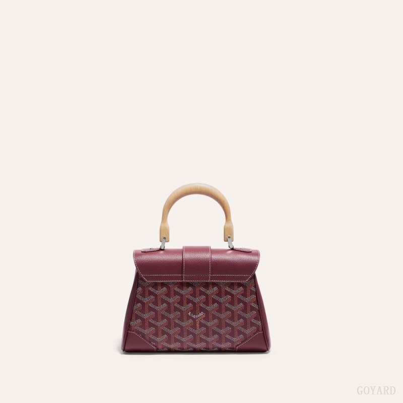 Goyard SAIGON SOUPLE MINI BAG Mini Çanta Bordo | GY-UWG3817