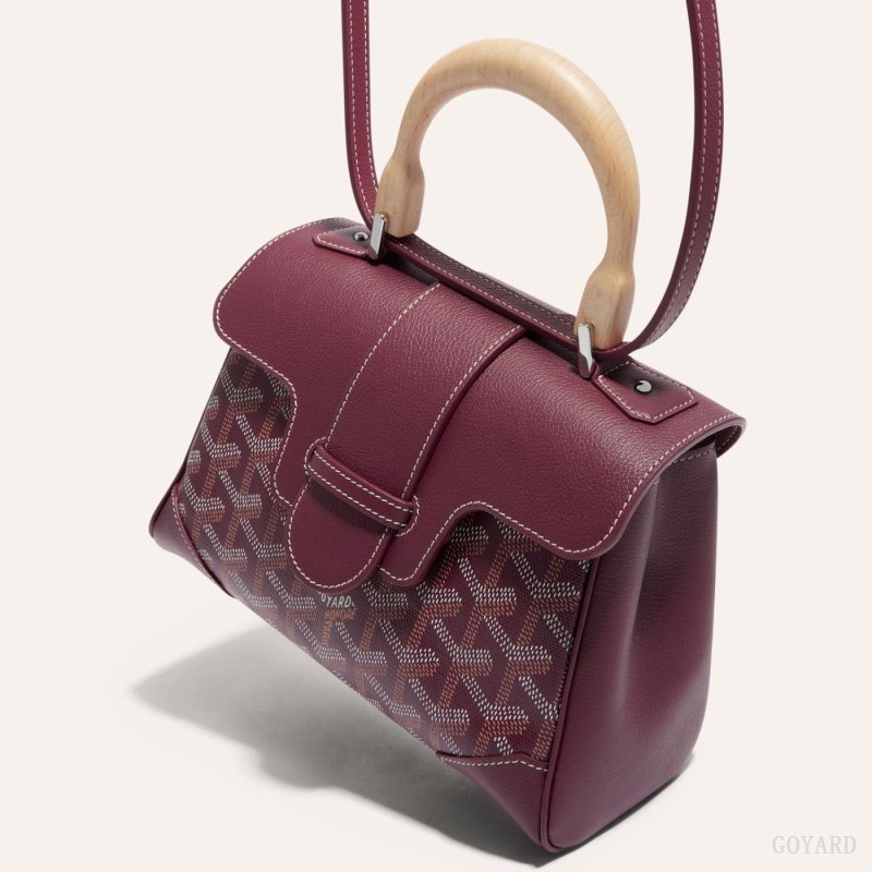 Goyard SAIGON SOUPLE MINI BAG Mini Çanta Bordo | GY-UWG3817