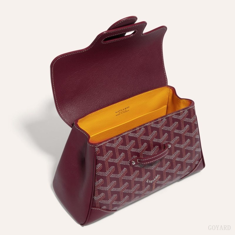 Goyard SAIGON SOUPLE MINI BAG Mini Çanta Bordo | GY-UWG3817